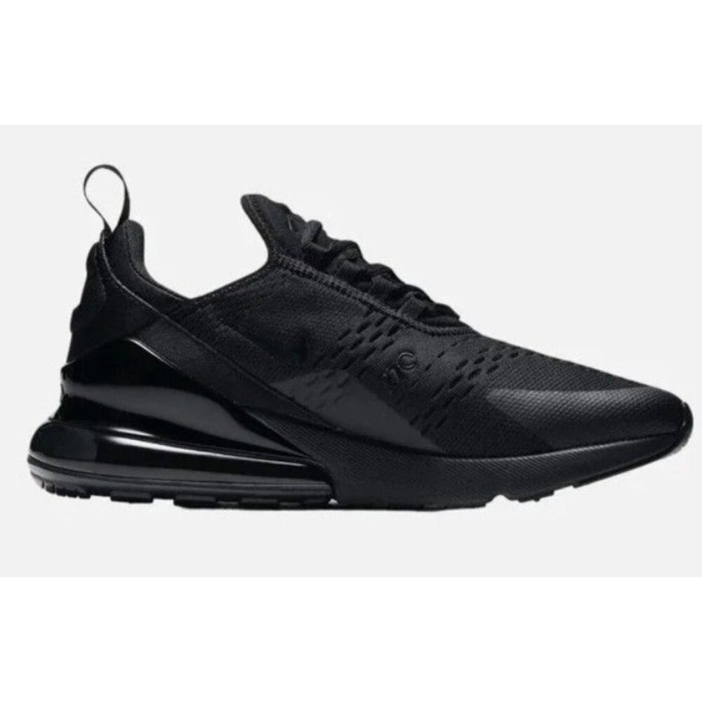 Nike Air Max 270 Sneaker Shoe Triple Black Men's Size EU 44 US 10 NIB